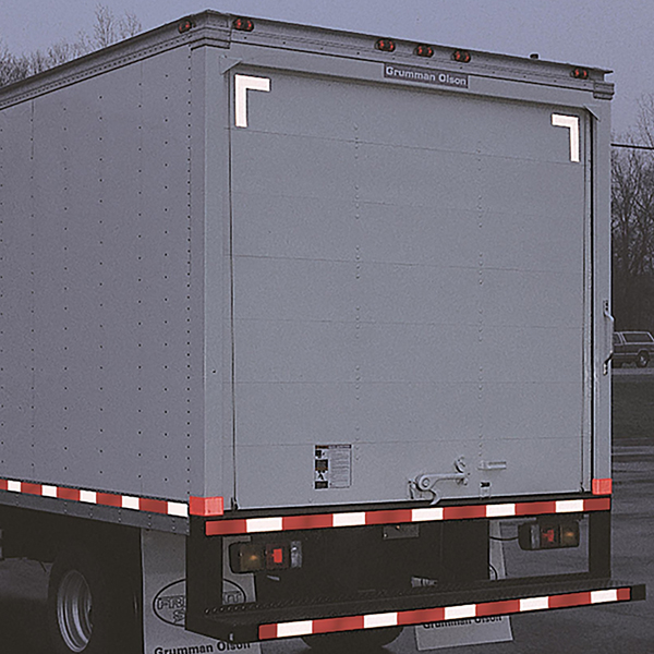 Cinta PET Reflejante P/Vehiculo 2"x45m LAMIRA Blanco/Rojo LS-4585 - 3